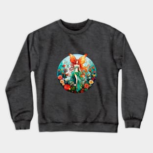 Beautiful fairy from the enchanted kingdom Crewneck Sweatshirt